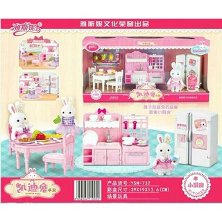 [Rẻ Vô Địch] Mô Hình Đồ Chơi Nhà Của Thỏ