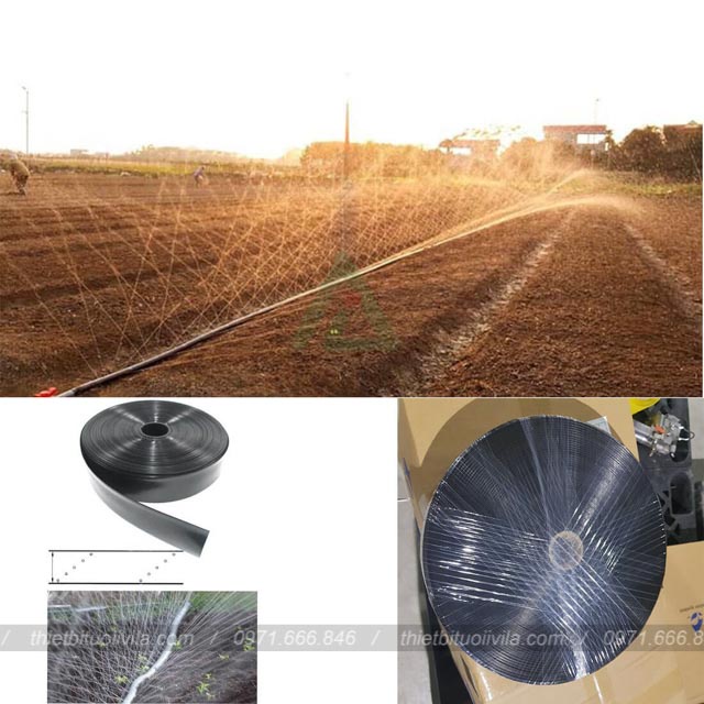 Cuộn 100m Ống phun mưa 27/34mm - Ống tưới phun mưa - Dây tưới phun mưa - Ống tưới cây - Dây tưới cây - Ống mềm tưới cây