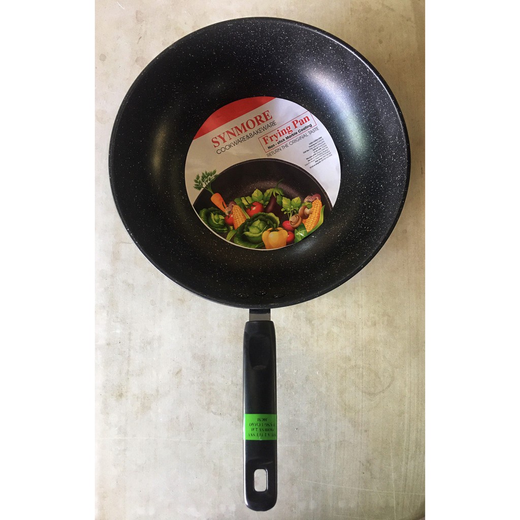 Chảo chống dính Synmore Frying Pan đáy sâu cỡ đại đường kính 30cm