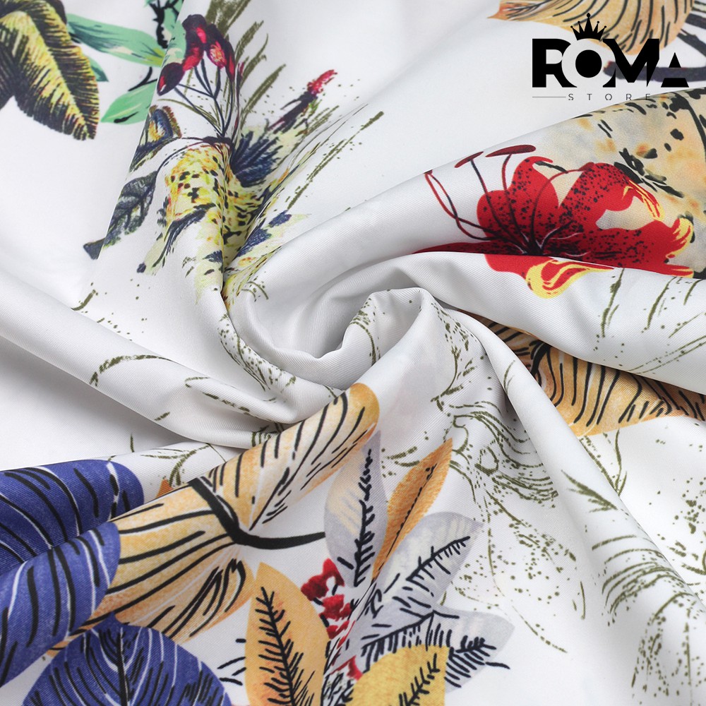 [VIDEO ÁO] Áo sơ mi hoạ tiết, sơ mi đi biển thấm hút mồ hôi, mát lạnh khi mặc vào người, độ bền cao|RM01|ROMA Store | BigBuy360 - bigbuy360.vn