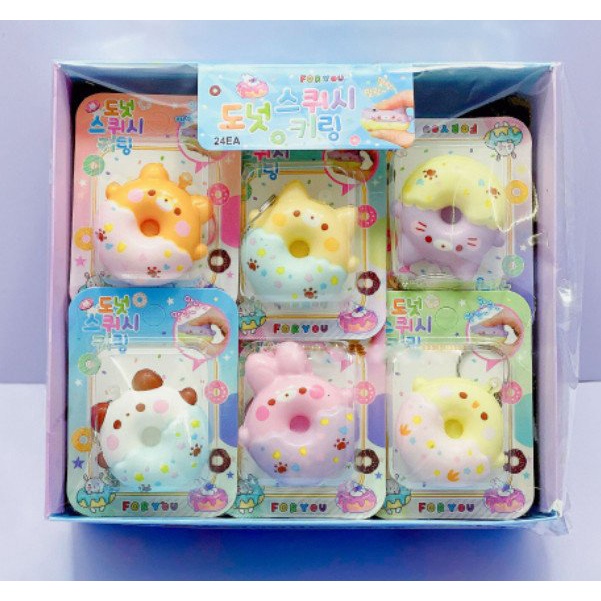 Squishy donut DCB19 bỏng ngô đồ chơi bóp