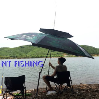 Ô câu cá 2 tầng đường kính 2m2 chân nghiêng lệch tâm