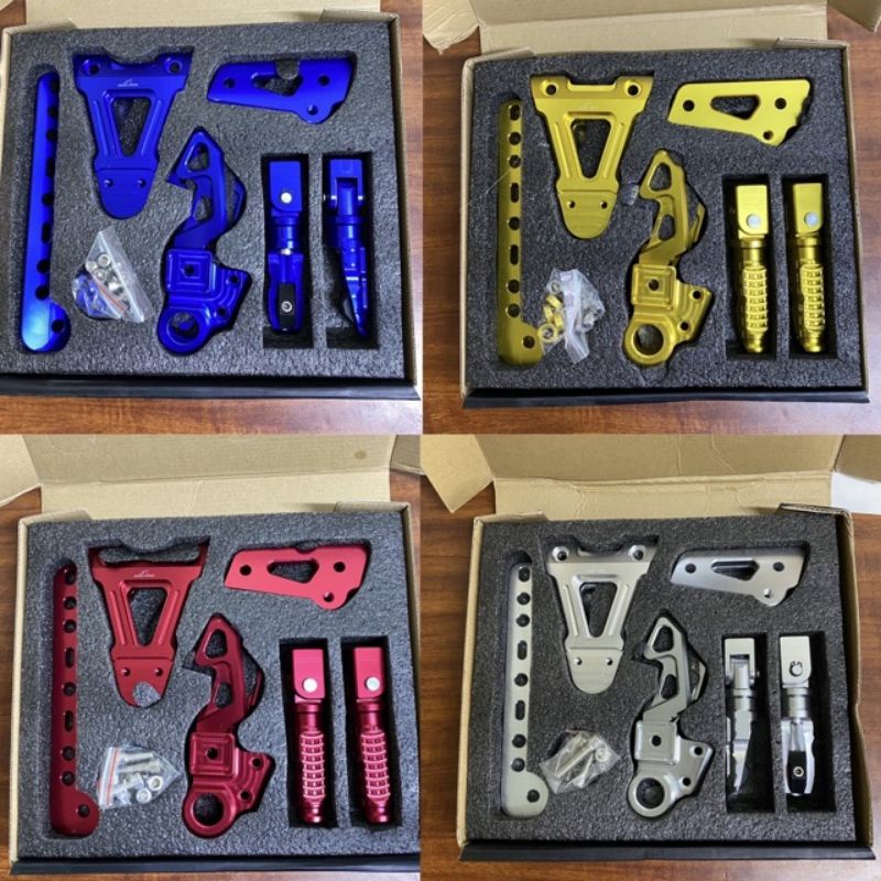 Bộ gác chân Biker chính hãng nhôm CNC sharkpower