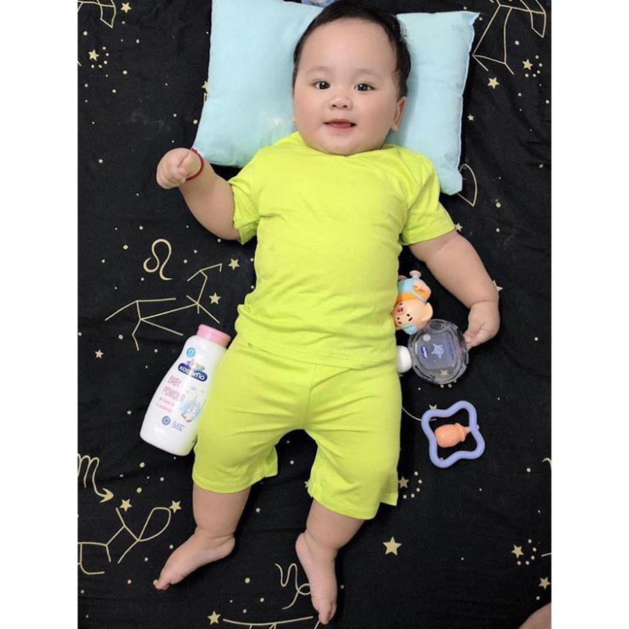 Đồ Bộ Bé Trai, Bé Gái Minky Mom Chất Thun Lạnh, Đồ Bộ Cho Bé Mặc Nhà Cộc Tay Mùa Hè MKM21-01 .