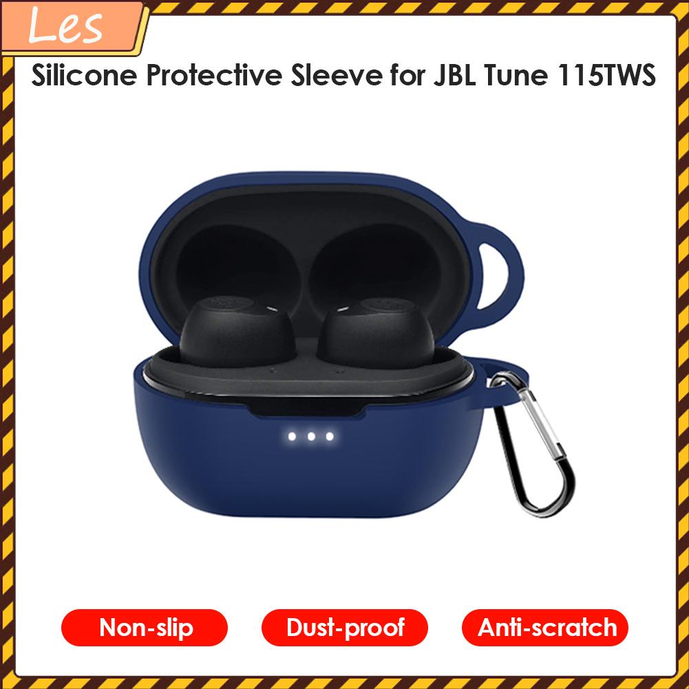 Vỏ bọc bảo vệ hộp sạc tai nghe không dây Bluetooth bằng silicone cho JBL Tune 115TWS
