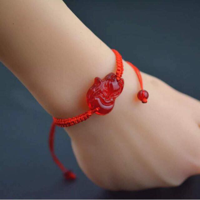 Vòng Tay Tết Chỉ Đỏ Hồ Ly May Mắn Nhiều Màu