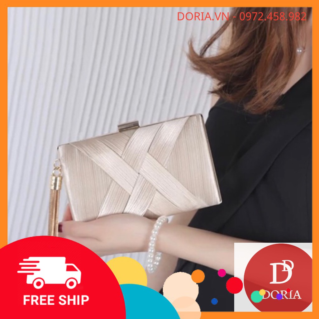 FREESHIP 50K Ví cluth kèm tua rua chất liệu cao cấp DR389 | BigBuy360 - bigbuy360.vn