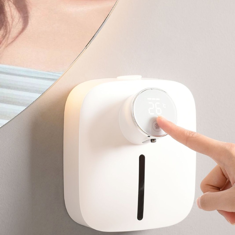 Bình Đựng Xà Phòng Rửa Tay Tạo Bọt Tự Động Cảm Biến Kỹ Thuật Số Có Thể Sạc Lại