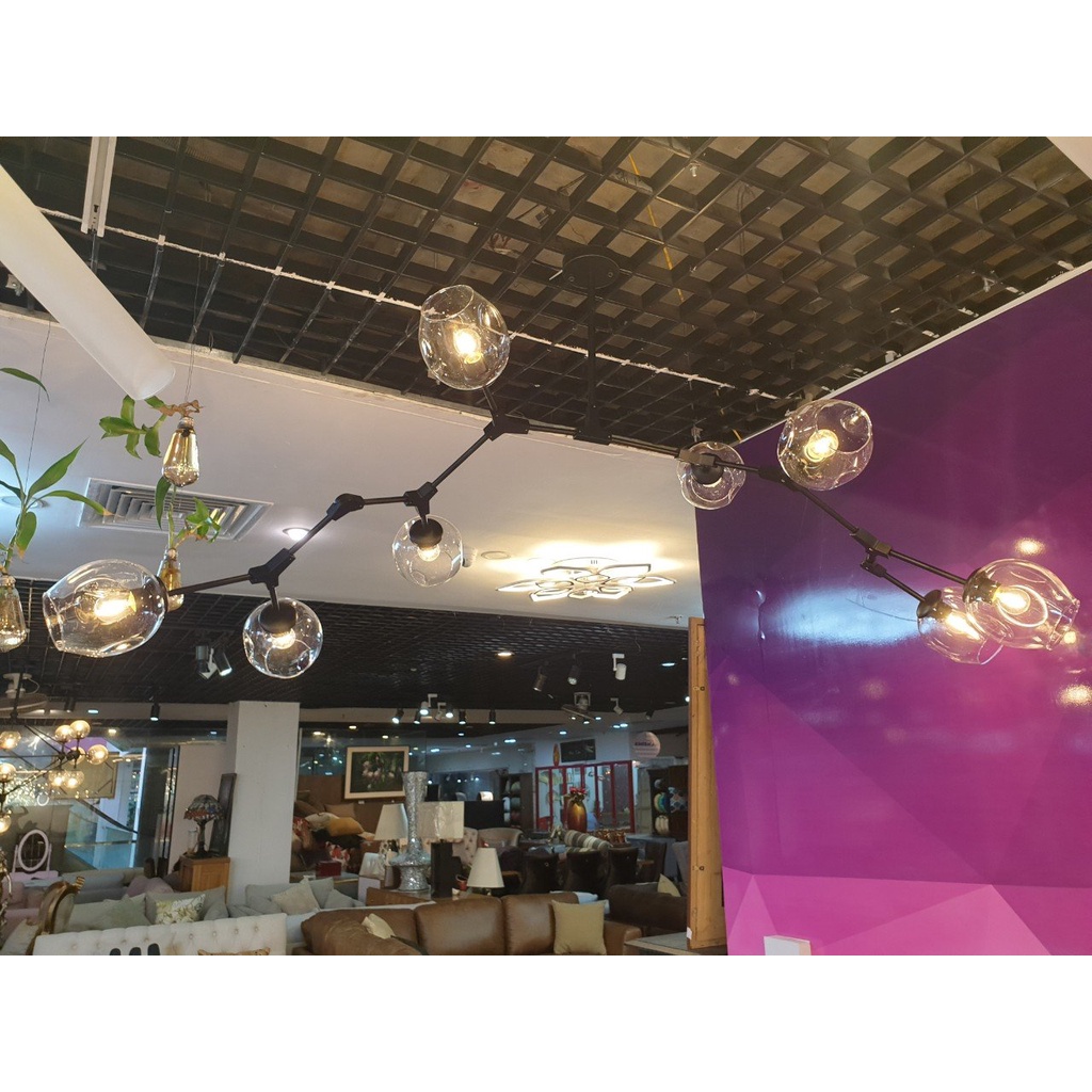 Đèn thả cành táo 6 Bòng đèn thả 8 bóng