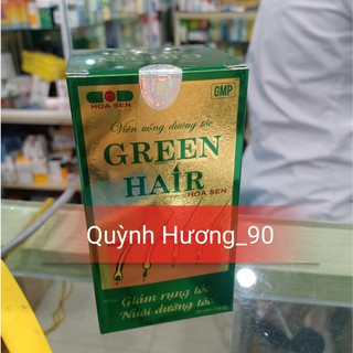 Viên uống dưỡng tóc GREEN HAIR 60 viên giúp tóc mọc nhanh,chắc khỏe