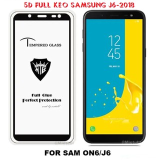 Kính cường lực 5D SS Galaxy J6 2018 full KEO,Full màn hình