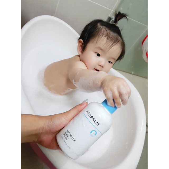 Sữa tắm gội cho bé ATOPALM TOP TO TOE WASH (Chính hãng Hàn Quốc) dung tích 300ml