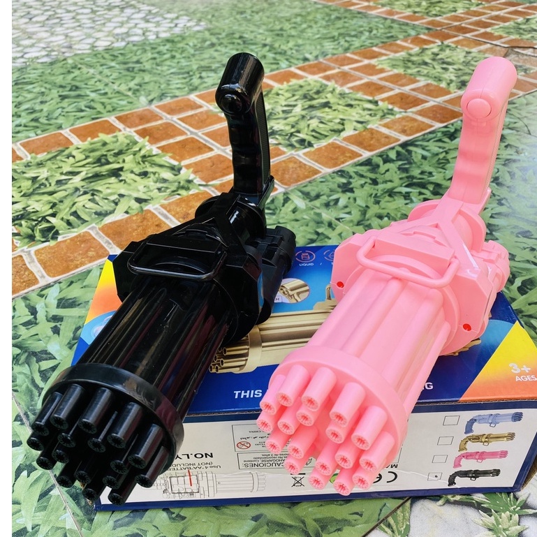 Súng Bắn Bong Bóng, Súng Thổi Bong Bóng Xà Phòng Ngoài Trời Cho Trẻ Em CỠ LỚN