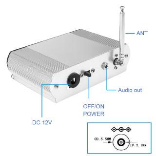 Set bảng giải mã âm thanh bluetooth không dây 5V 12V