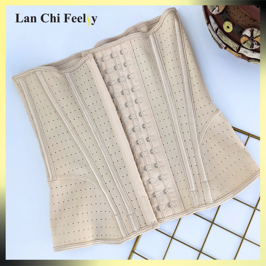 Gen định hình mặc mùa hè thoáng mát, nâng đỡ cột sống Feelsy Z60, 9 thanh xương định hình chống co cuộn