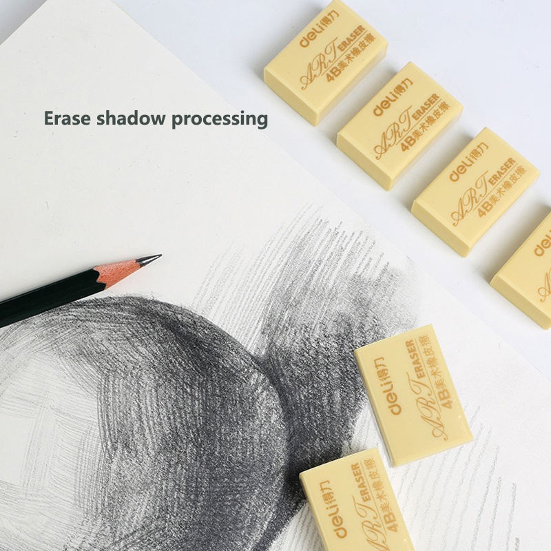 Set 5 Cục Tẩy 4b Mềm Mại Tiện Dụng Cho Các Bé