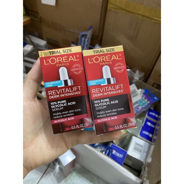 Serum sáng da và giảm nhăn hiệu quả Loreal Revitalift 10% Pure Glycolic Acid
