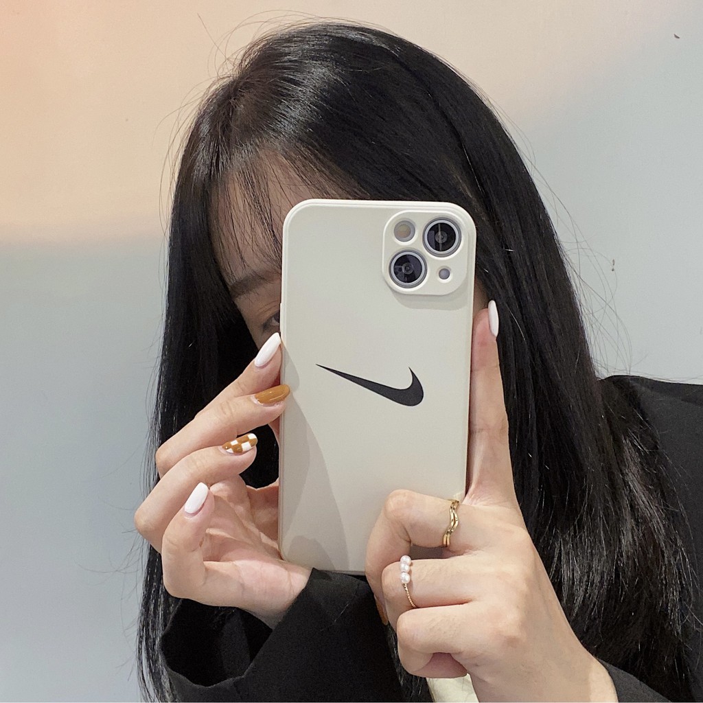 Ốp lưng iPhone N ike cạnh viền vuông chống sốc bảo vệ camera silicon dẻo iphone 6/6s/7/8/X/XS/11/12/13/14 Pro Plus Max