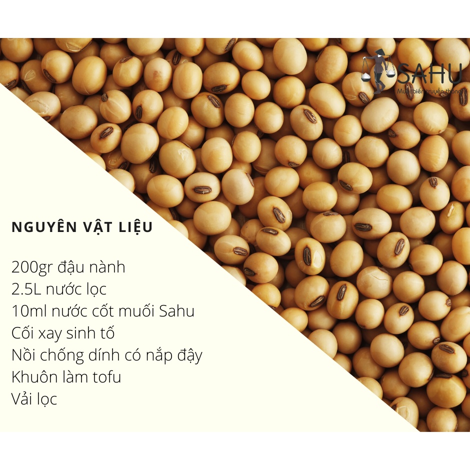 [Sahu] Nước Cốt Muối 500ML- Nước Cốt Muối Làm Đậu Phụ/ Tàu Hũ- Sahu Liquid Nigary [Xanh Suốt]