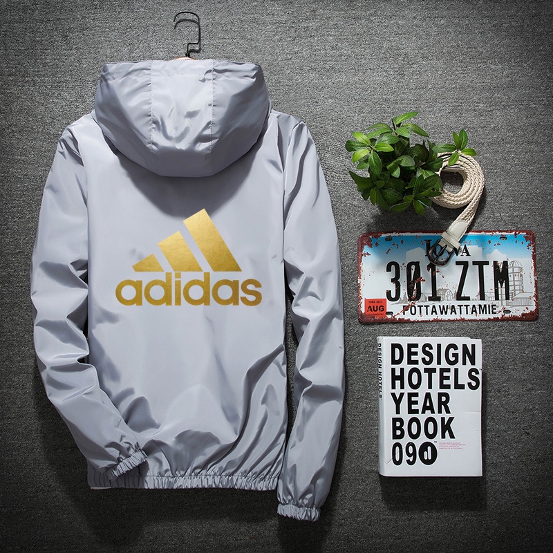 Áo Khoác Thể Thao ADIDAS Chống Gió Thoáng Khí Thời Trang Cho Nam