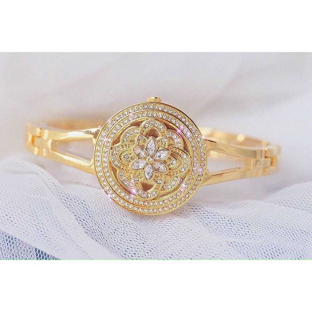 Đồng hồ nữ Bee Sister (BS) Bông hồng kiềng tay siêu đẹp về lại