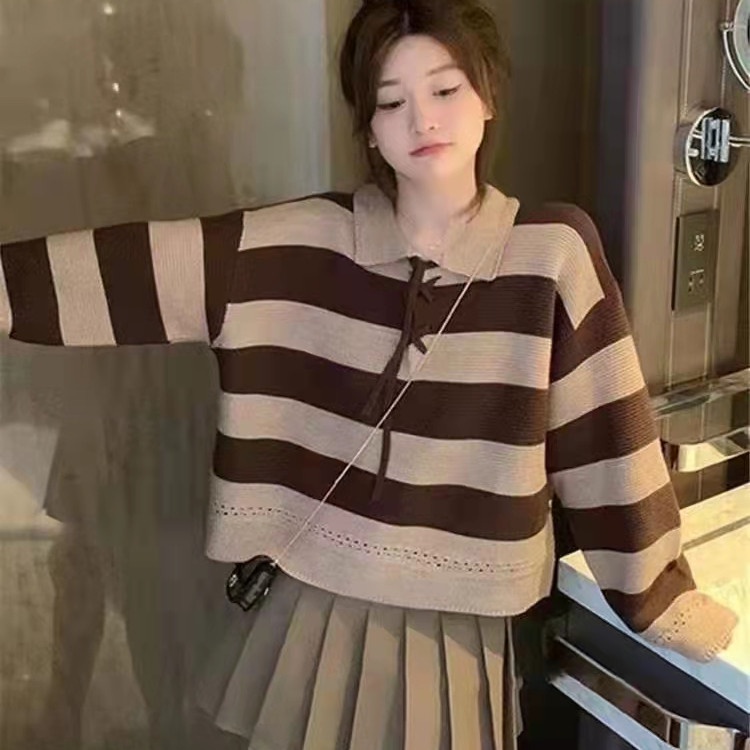Áo sweater SUXI dài tay dáng rộng thiết kế mới thời trang mùa thu đông cho nữ