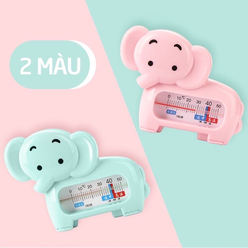 Nhiệt kế đo nước tắm Babuu Nhật Bản hình chú voi cho bé