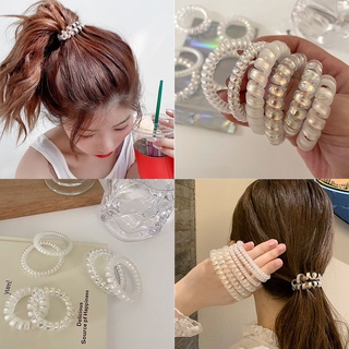 Dây Buộc Tóc Nữ Lò Xo Không Làm Tổn Thương Tóc Phong Cách Hàn Quốc
