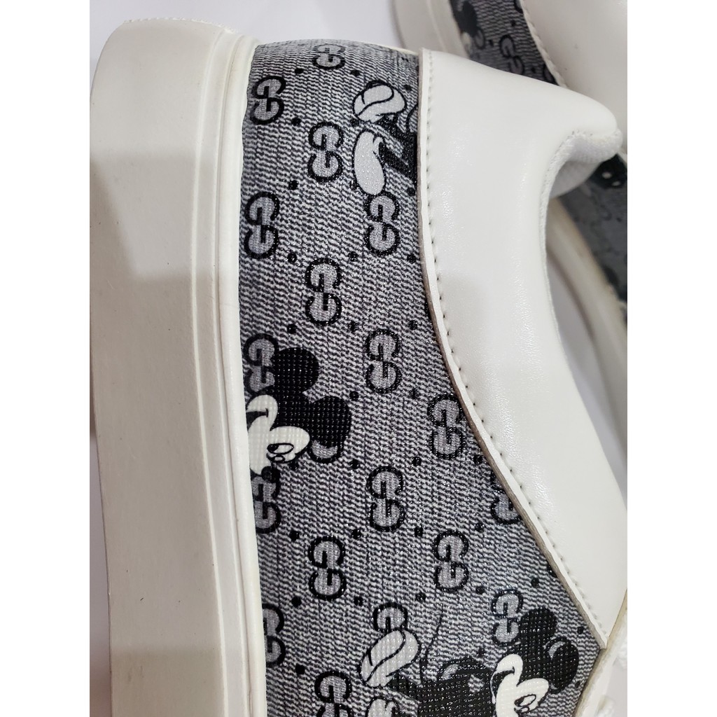 Giày Nam họa tiết chuột micky giày sneaker trẻ trung phong cách hàng sản xuất tại Việt Nam GN04 | BigBuy360 - bigbuy360.vn
