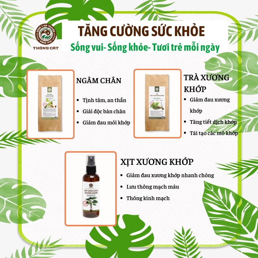 Combo xương khớp tăng cường sức khỏe Đông y gia truyền Thông Cát (Since 1918) - Xương khớp chắc khỏe cả nhà cùng vui