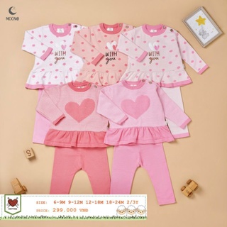 Moon -  Bộ áo váy len Moon cho bé 6-16kg