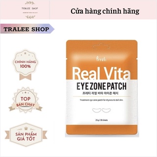 Mặt nạ mắt Prreti real vita dưỡng da, chống nhăn, giảm quầng thâm mắt gói 30m