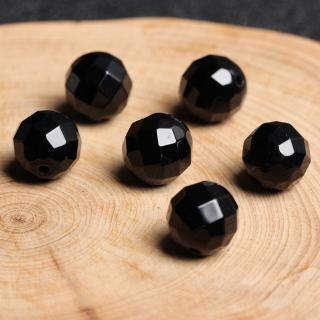 Đá onyx tự nhiên màu đen làm trang sức