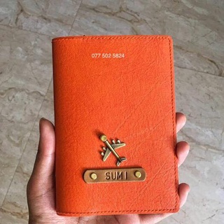 Ví đựng hộ chiếu, bao da passport khắc tên