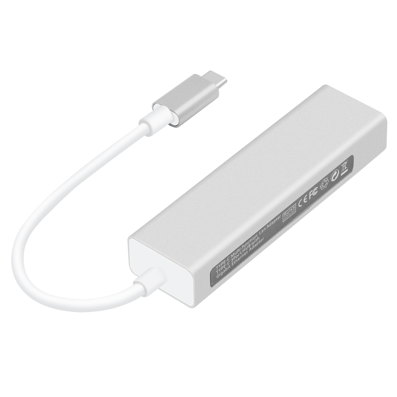 Bộ Chia 3 Cổng Usb 3.0 Hub Ethernet Rj45 Lan Usb C Hub Cho Macbook Pro Pc