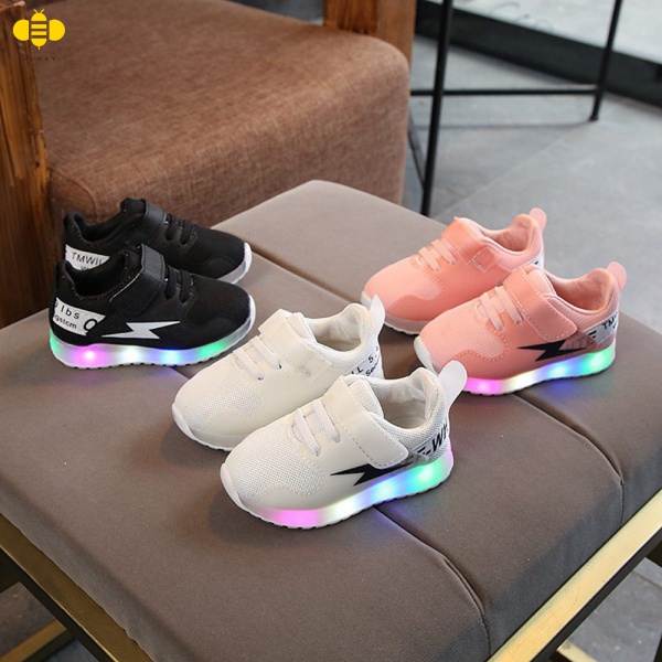 Giày Thể Thao Đế Có Đèn led Phát Sáng Cho Bé