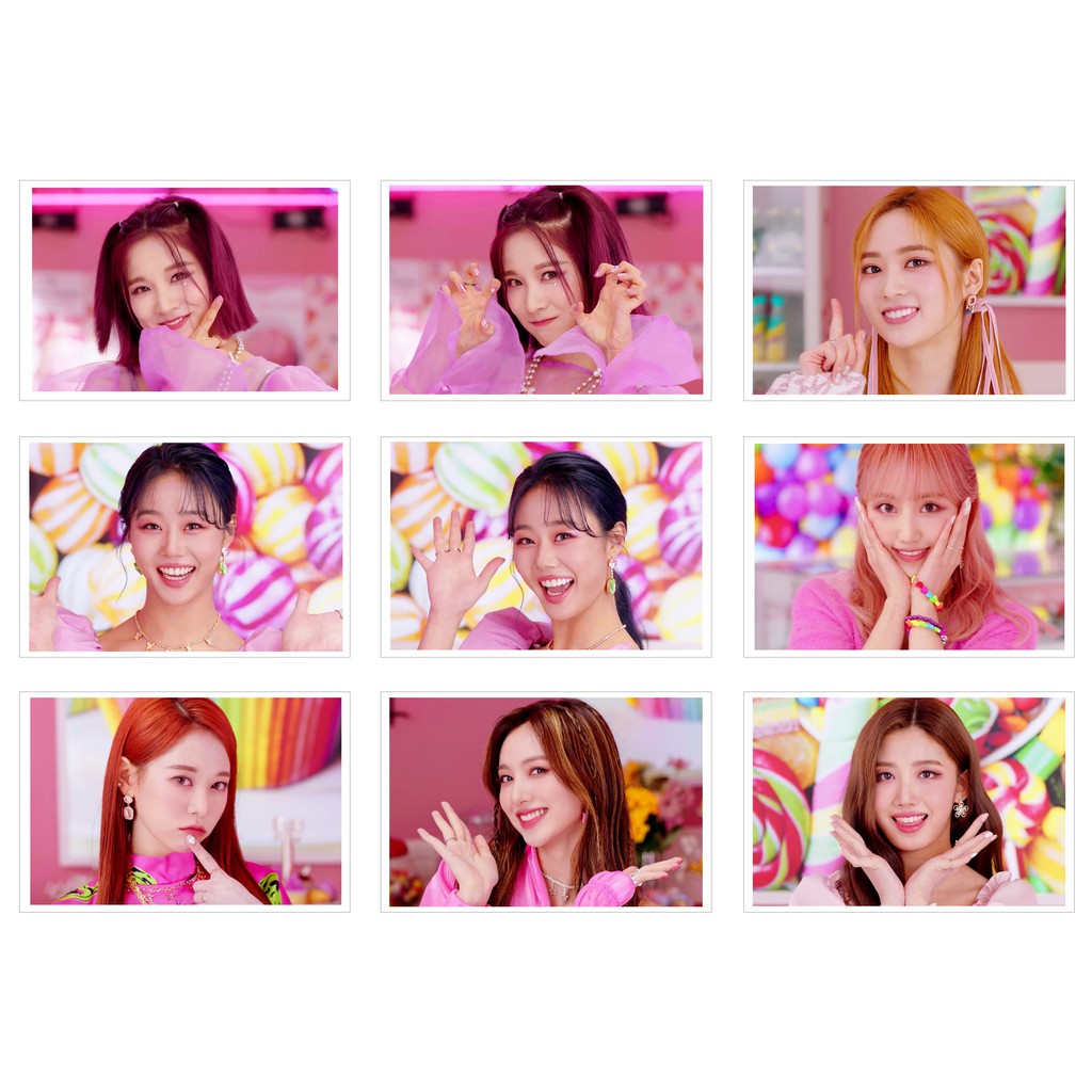 [Ép lụa] Lomo Card 27 Ảnh CHERRY BULLET - Love so sweet