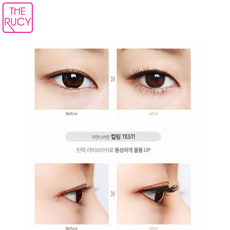 Mascara làm dài và dày mi The Rucy Five Back 360° Volume &amp; Longlash 8ml