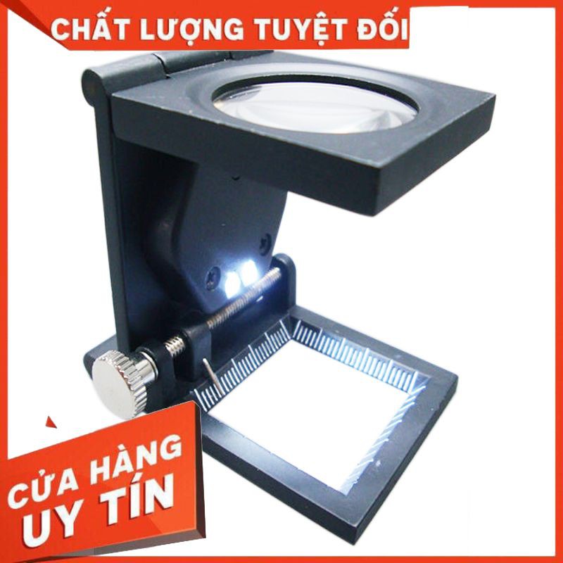 Kính Lúp để bàn kèm thước đo độ phóng đại 10X 9005A