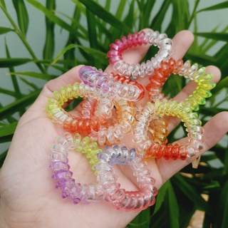 Túi 10 Lò xo cột tóc pha lê cở trung