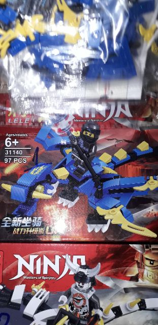 Set 4 hộp lắp ráp Legoninja rồng 31140 trọn bộ