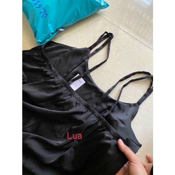 Đầm 2 dây suông- bigsize 100kg- dáng chư A nhẹ