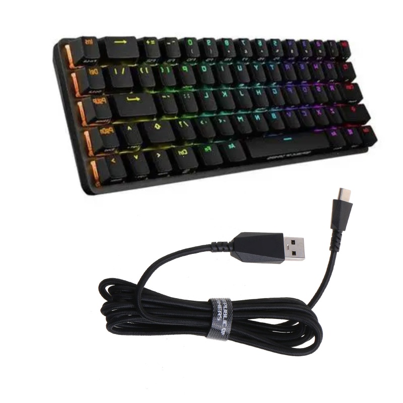 Dây Cáp USB PVC Bền Thay Thế 1 8m Cho Bàn Phím ROG Strix Scope TKL
