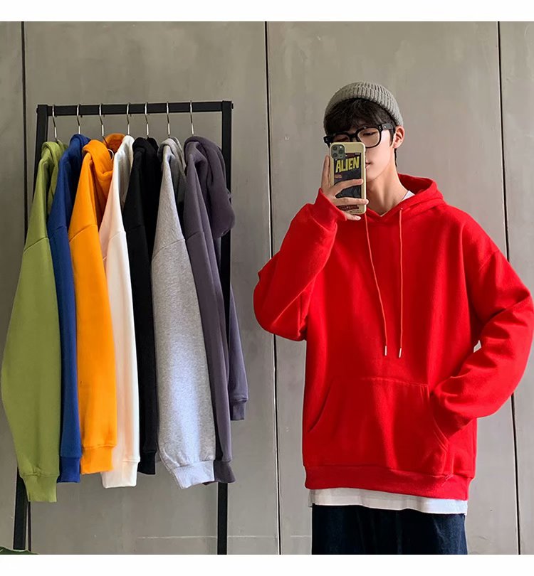 Áo Hoodie Oversize Phong Cách Hàn Quốc Cho Cặp Đôi (8 Màu) | BigBuy360 - bigbuy360.vn