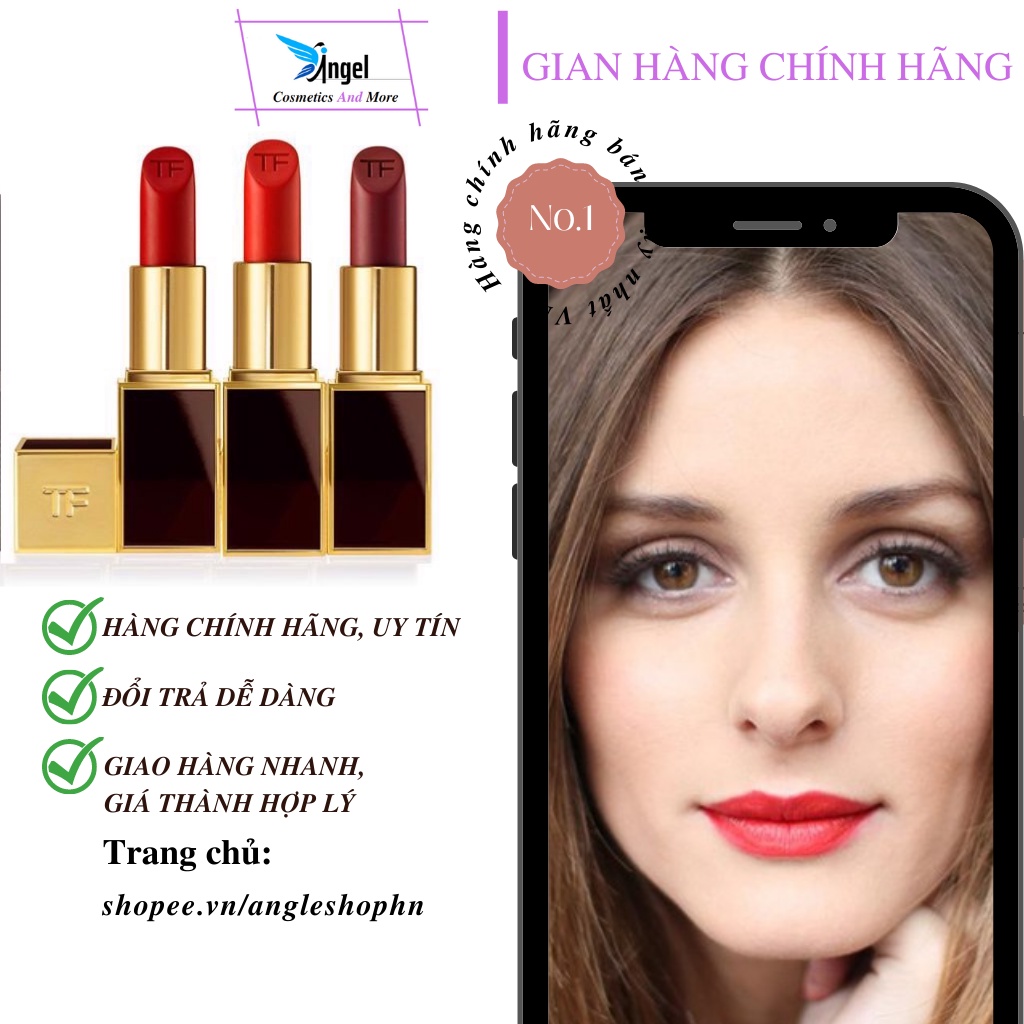 Son minisize  Tom Ford 1g mềm mượt ngăn ngừa thâm môi sang cực kỳ chảnh