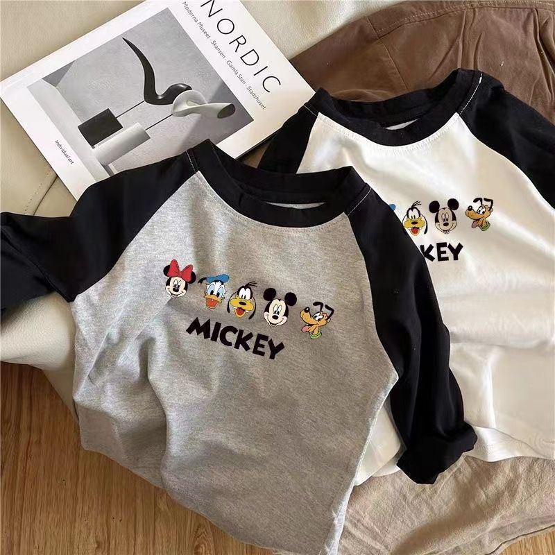 Mới Áo Thun Tay Dài Chất Liệu Cotton In Họa Tiết Thời Trang 2022 Cho Bé Trai