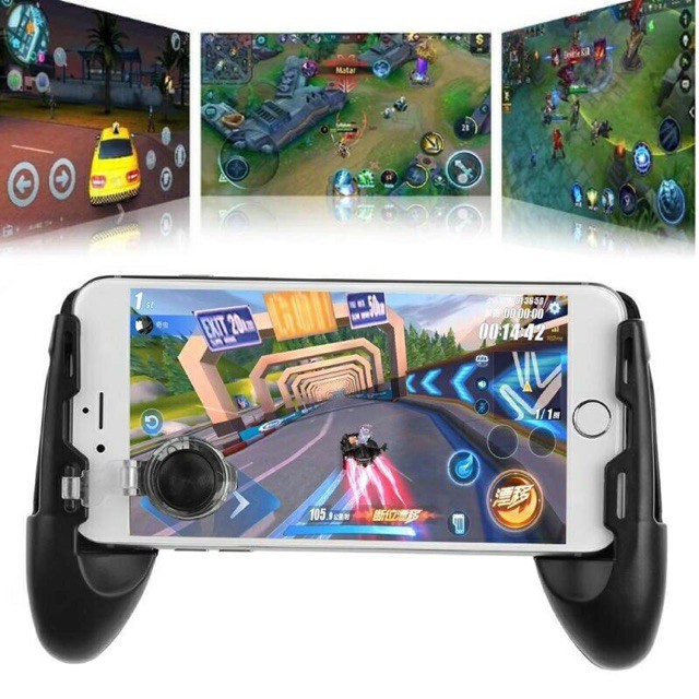 [Rẻ] Tay cầm chơi game Gamepad kèm nút điều khiển cho điện thoại [HN] [Bán buôn]