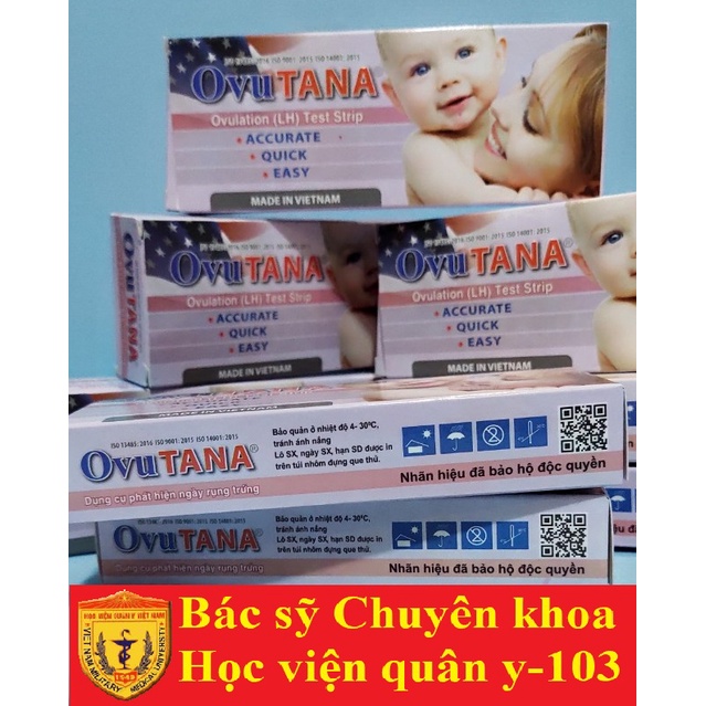 Que thử rụng trứng Ovutana - Chính xác cao, test nhanh tìm thời điểm trứng rụng