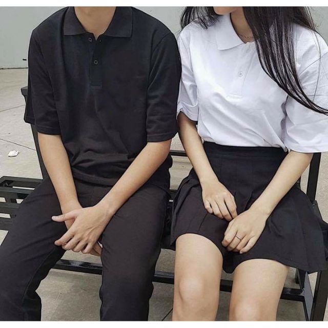 Áo thun trơn polo form unisex có 4 màu (kèm ảnh thật) | BigBuy360 - bigbuy360.vn