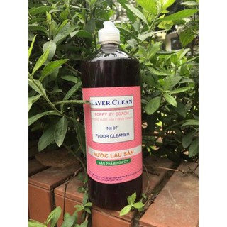 Nước lau sàn Hữu cơ Layer Clean 1.25l (hương Poppy by Coach)